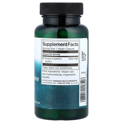 N-Acetyl Cysteine, 600mg - 100 caps