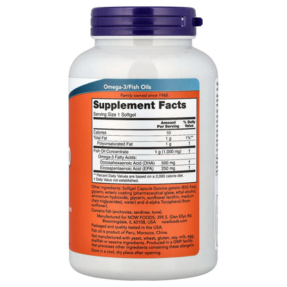 DHA-500, 500 DHA / 250 EPA - 180 softgels