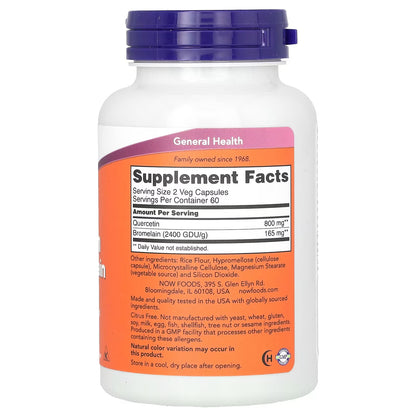 Quercetin with Bromelain - 120 vcaps