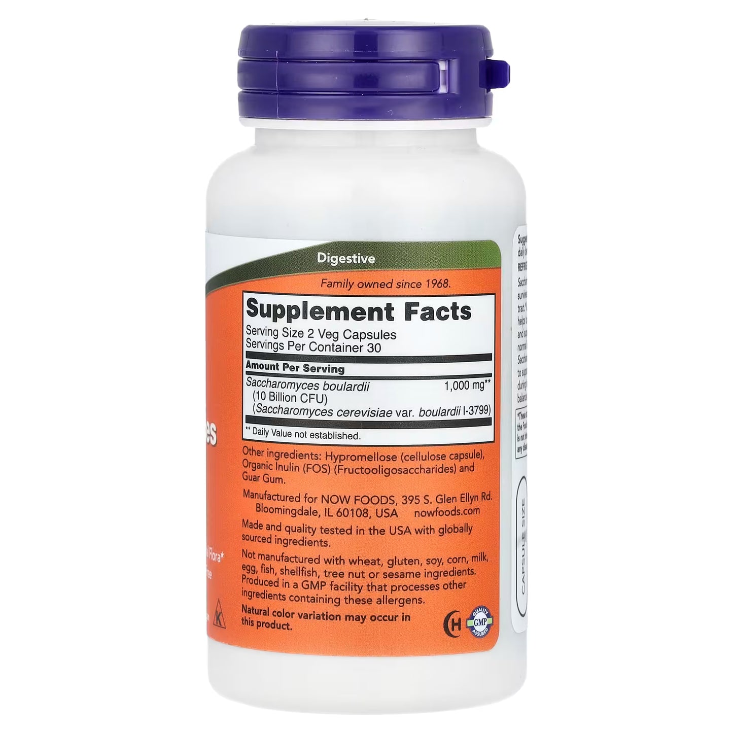 Saccharomyces Boulardii - 120 vcaps
