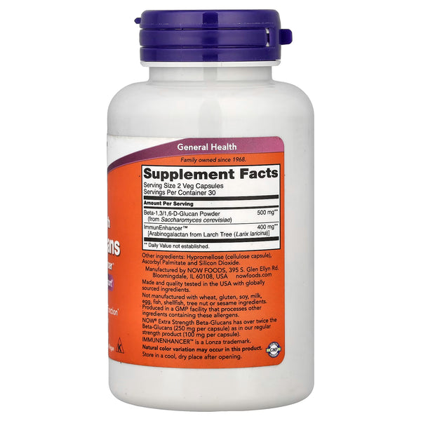 Beta-Glucans with ImmunEnhancer, Extra Strength - 60 vcaps