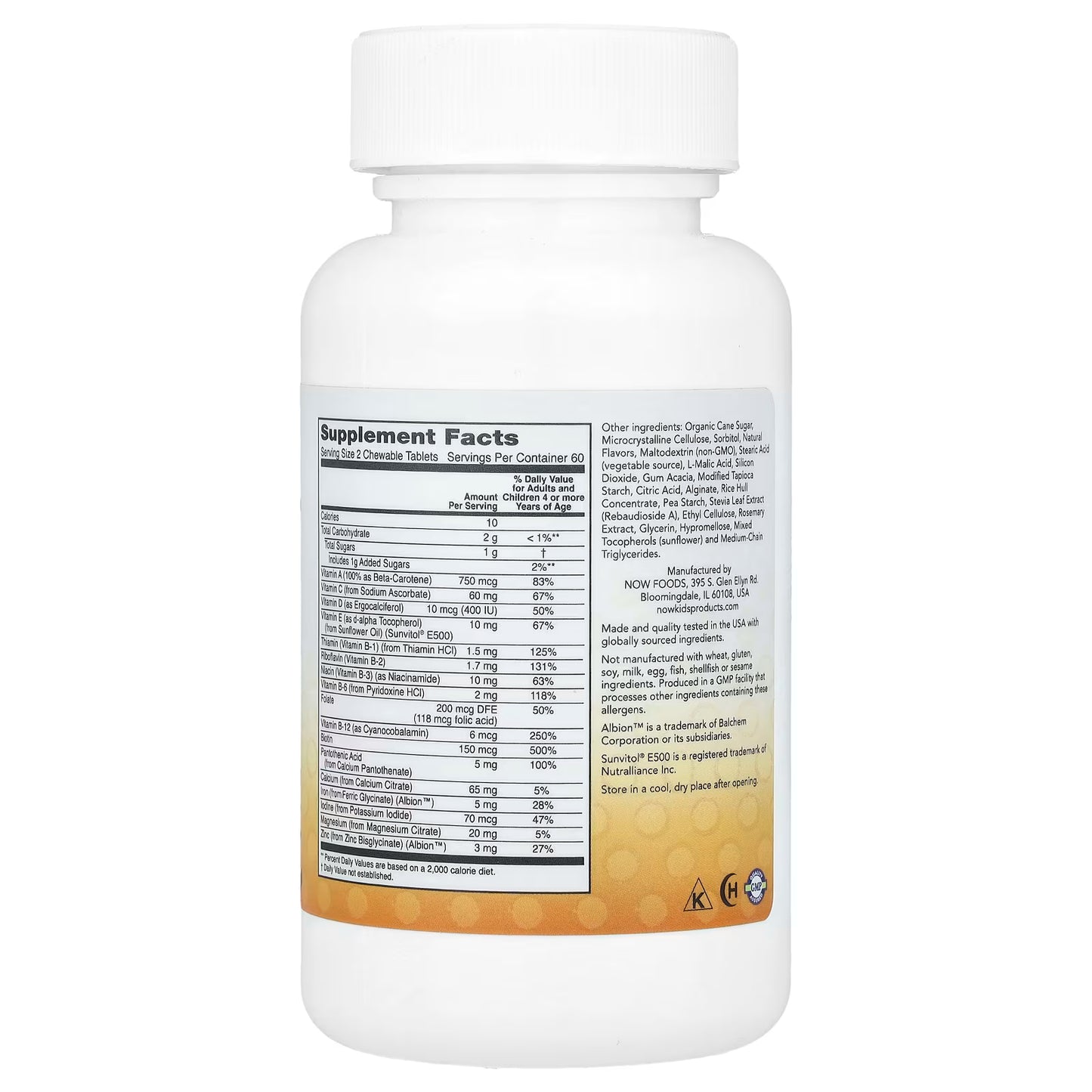 Kid Vits, Juicy Orange - 120 chewables