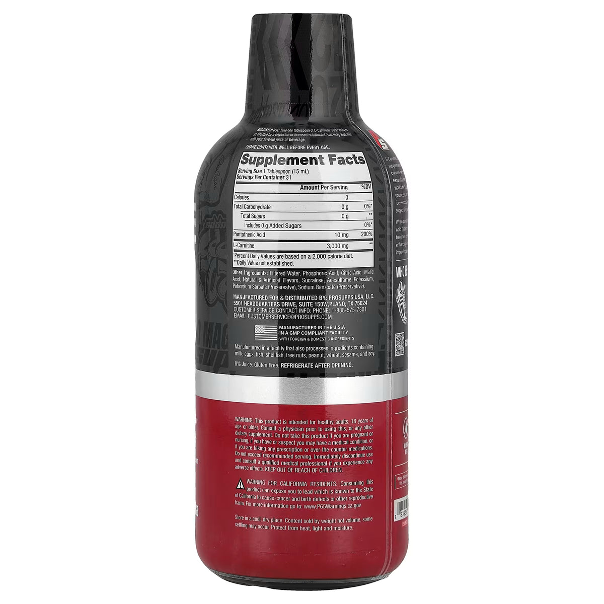 L-Carnitine 3000 - 473 ml.