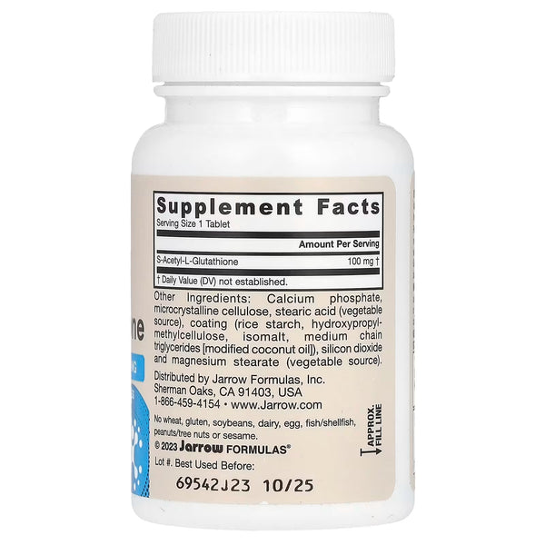 S-Acetyl L-Glutathione, 100mg - 60 tabs