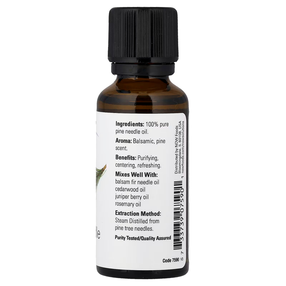 Huile essentielle, huile d'aiguille de pin - 30 ml.