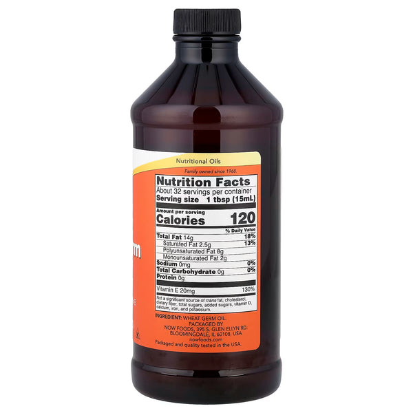 Wheat Germ Oil, Liquid - 473 ml.