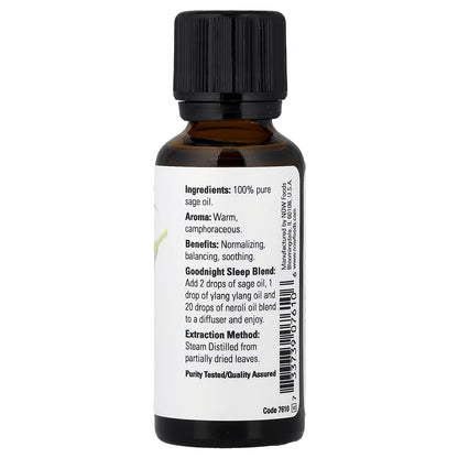 Huile essentielle, huile de sauge - 30 ml.