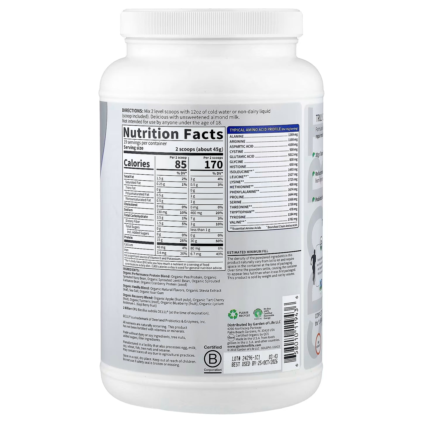 Sport Plant-Based Protein - 806g