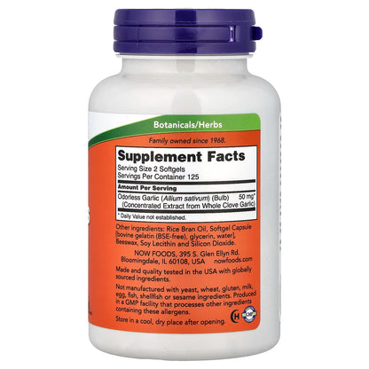 Odorless Garlic - 100 softgels