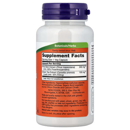 Pine Bark Extract, 240mg — 90 cápsulas vegetales
