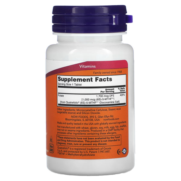 Methyl Folate, 1000mcg — 90 comprimidos