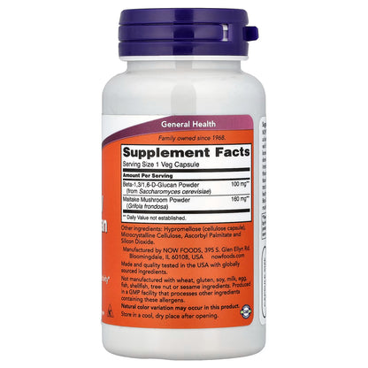 Bêta-1,3/1,6-D-glucane, 100 mg - 90 gélules végétales