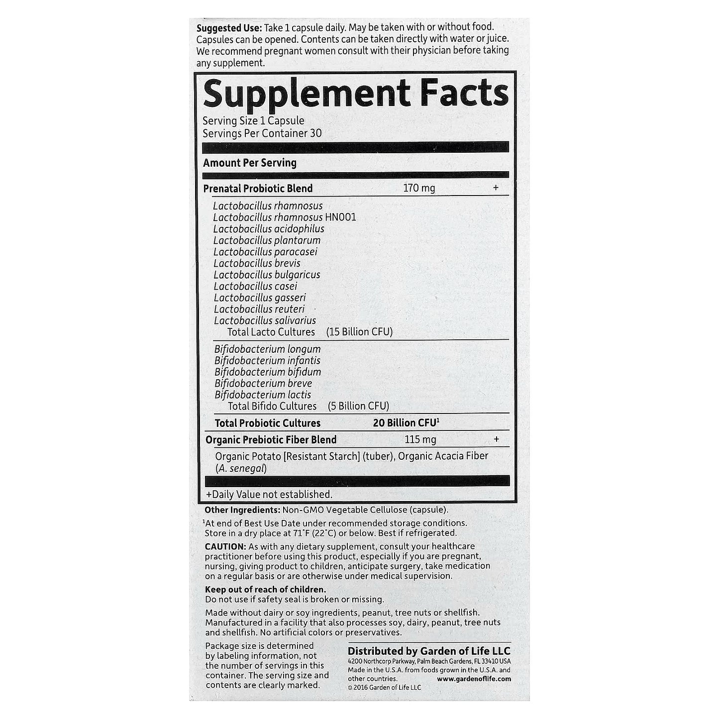 Dr. Formulated Probiotics Once Daily Prenatal - 30 vcaps