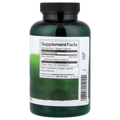 Saw Palmetto, 540mg - 100 caps