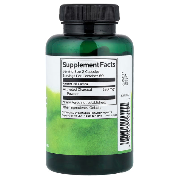 Activated Charcoal, 260mg - 120 caps