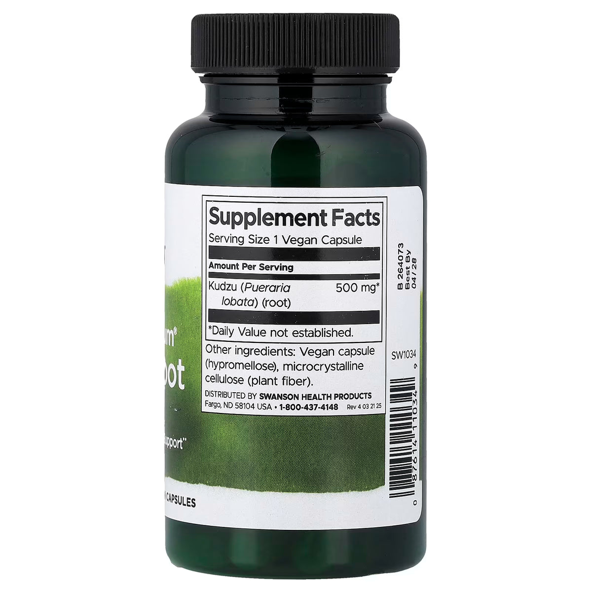 Full Spectrum Kudzu Root, 500mg - 60 caps