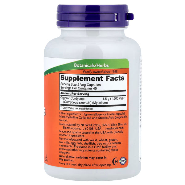 Cordyceps, 750mg - 90 vcaps