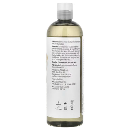 Huile d'amande, pure - 473 ml.