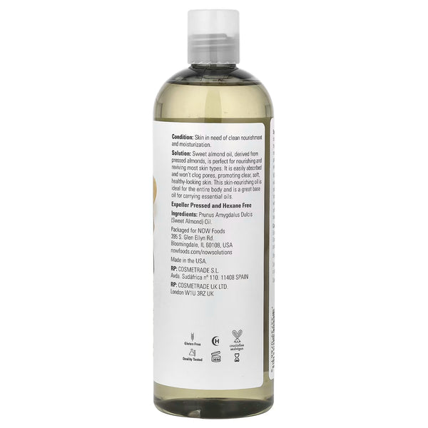 Huile d'amande, pure - 473 ml.