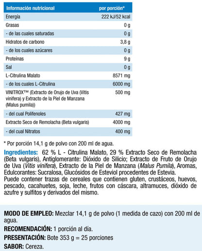 Victory Endurance Nitric Oxide · Cereza — 353 g