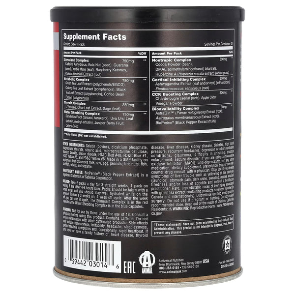 Animal Cuts, Packs - 42 packs