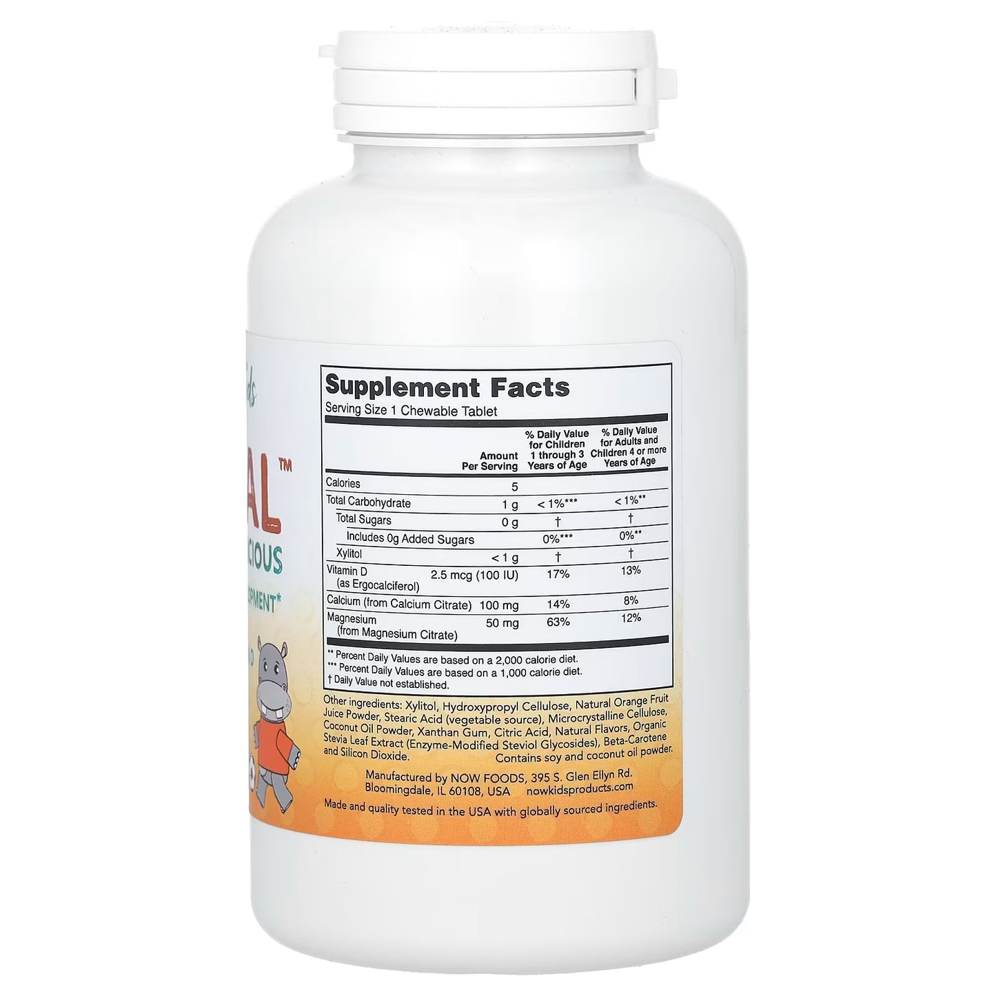 Kid Cal, Orange U Delicious - 100 chewables