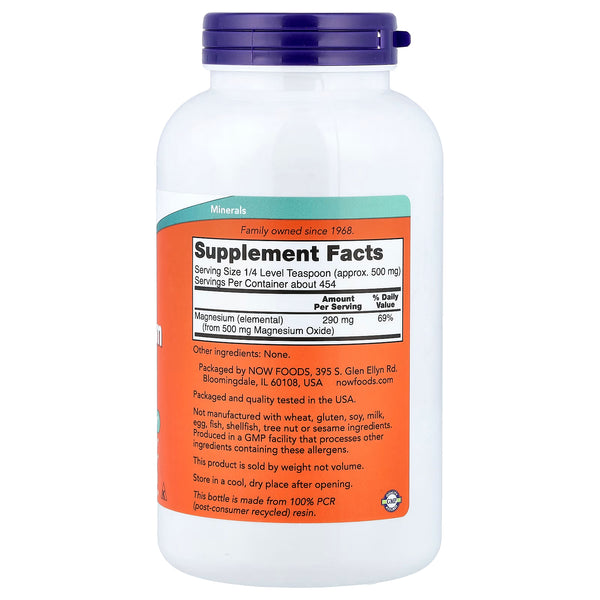 Magnesium Oxide, Pure Powder - 227g