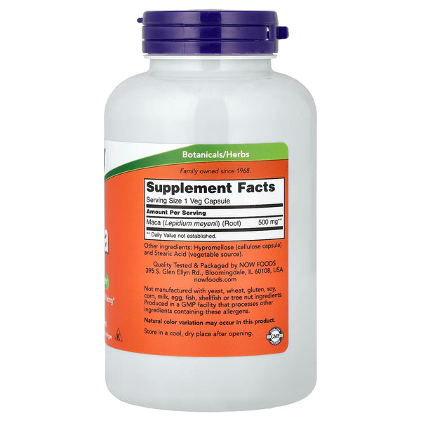 Maca, 500mg - 250 vcaps