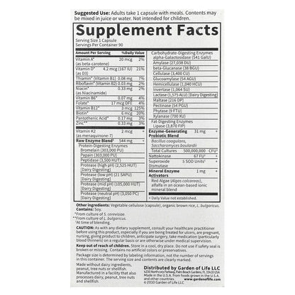 Raw Enzymes Women - 90 vcaps