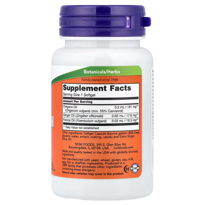 Oregano Oil, Enteric — 90 cápsulas blandas