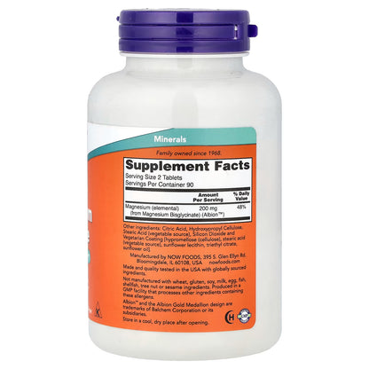 Magnesium Glycinate - 180 tabs