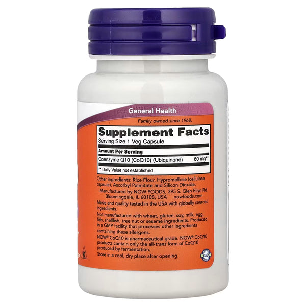 CoQ10, 60mg - 60 vcaps