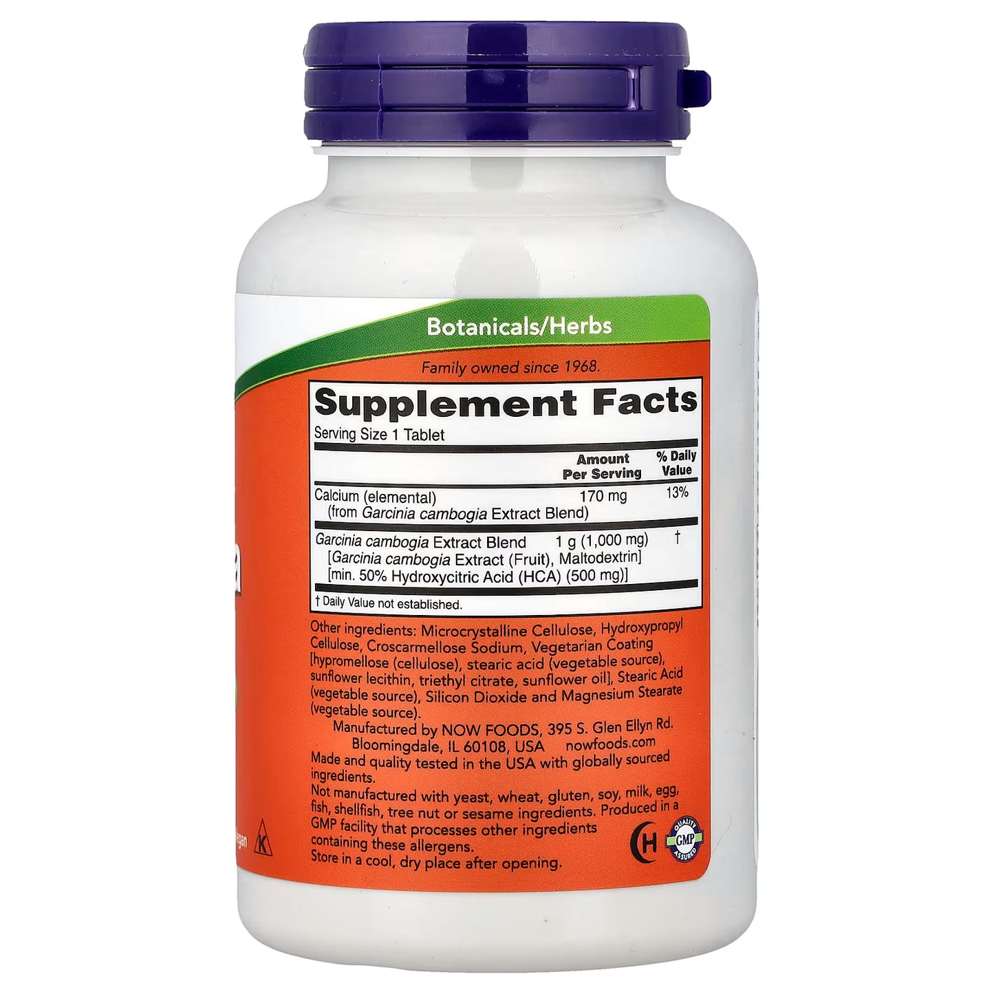 Garcinia, 1000mg - 120 tablets