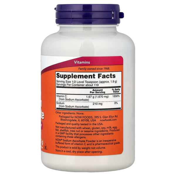 Sodium Ascorbate, Powder Buffered - 227g