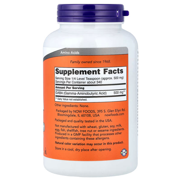 GABA, Pure Powder - 170g