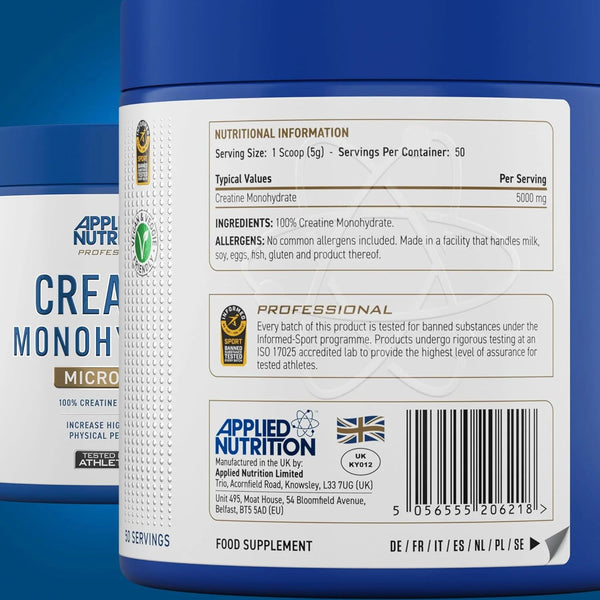 Creatine Monohydrate Micronized - 500g