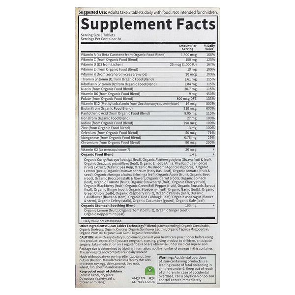 Mykind Prenatal Once Daily - 30 vegan tablets