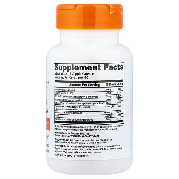 Fully Active B-Complex with Quatrefolic - 60 vcaps
