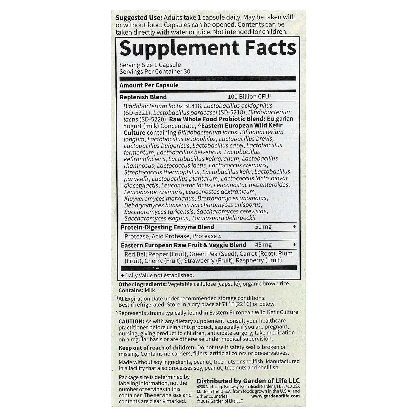 Raw Probiotics Ultimate Care - 30 vcaps