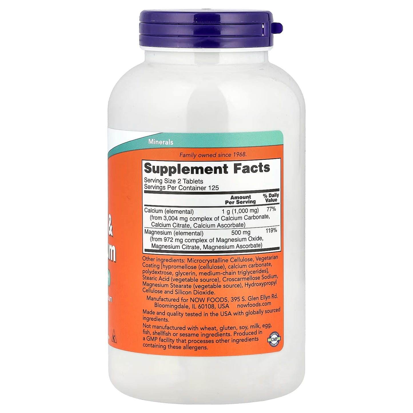 Calcium & Magnesium - 250 tablets