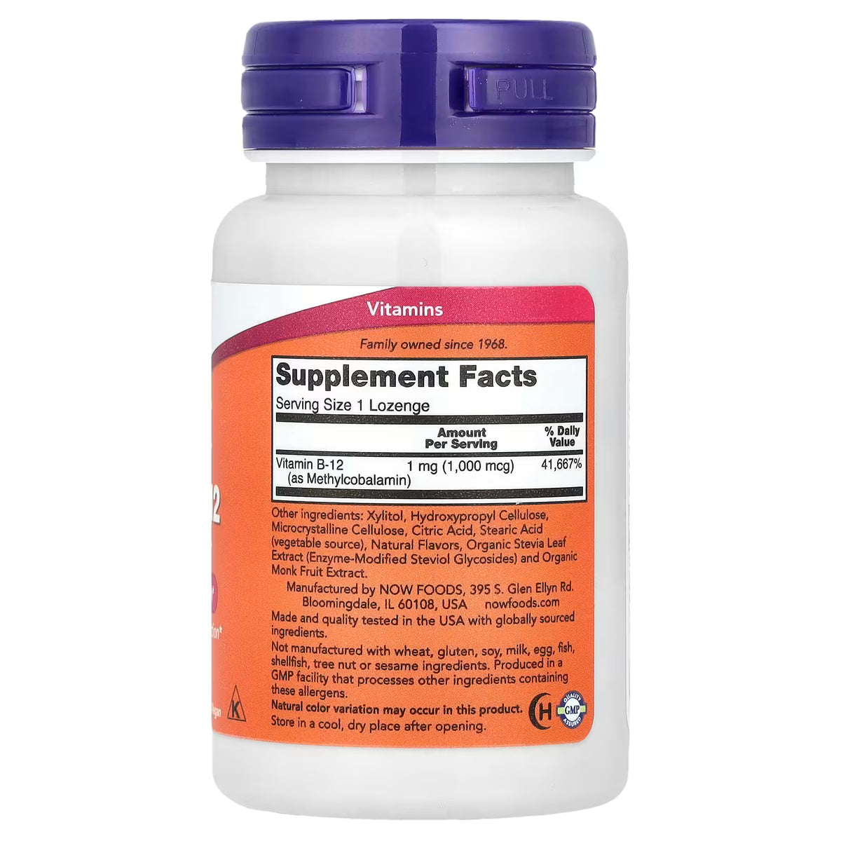 Methyl B-12, 1000mcg - 100 lozenges