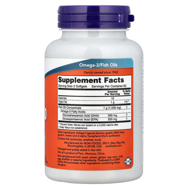 DHA-250, 250 DHA / 125 EPA - 120 softgels