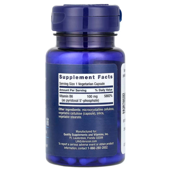 Pyridoxal 5'-Phosphate Caps, 100mg - 60 vcaps