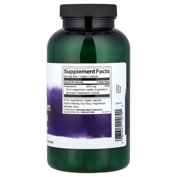 Triple Magnesium Complex, 400mg - 300 caps