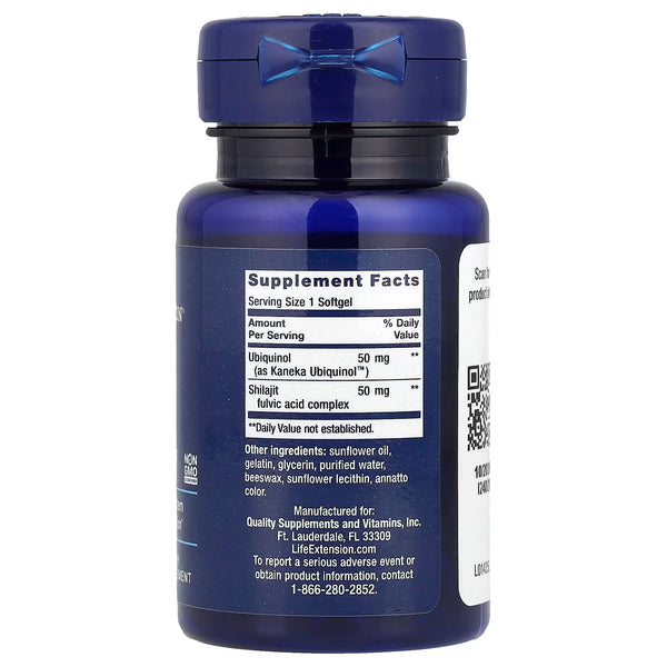 Super Ubiquinol CoQ10 with Enhanced Mitochondrial Support, 50mg - 30 softgels