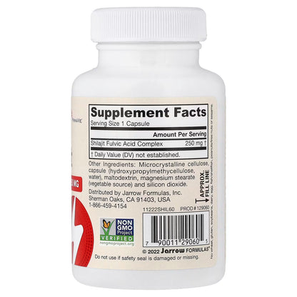 Shilajit Fulvic Acid Complex - 60 vcaps