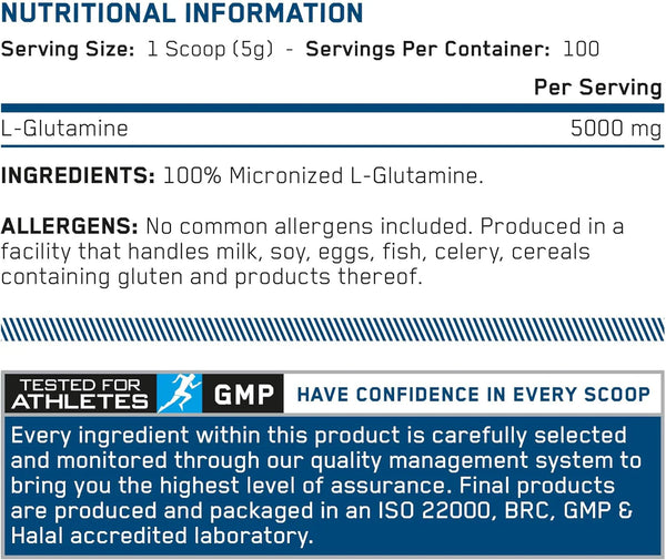 L-Glutamine, Micronized - 250g