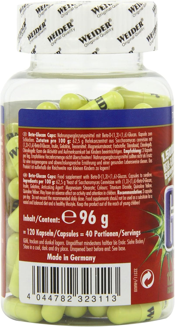 Beta-Glucan — 120 cápsulas
