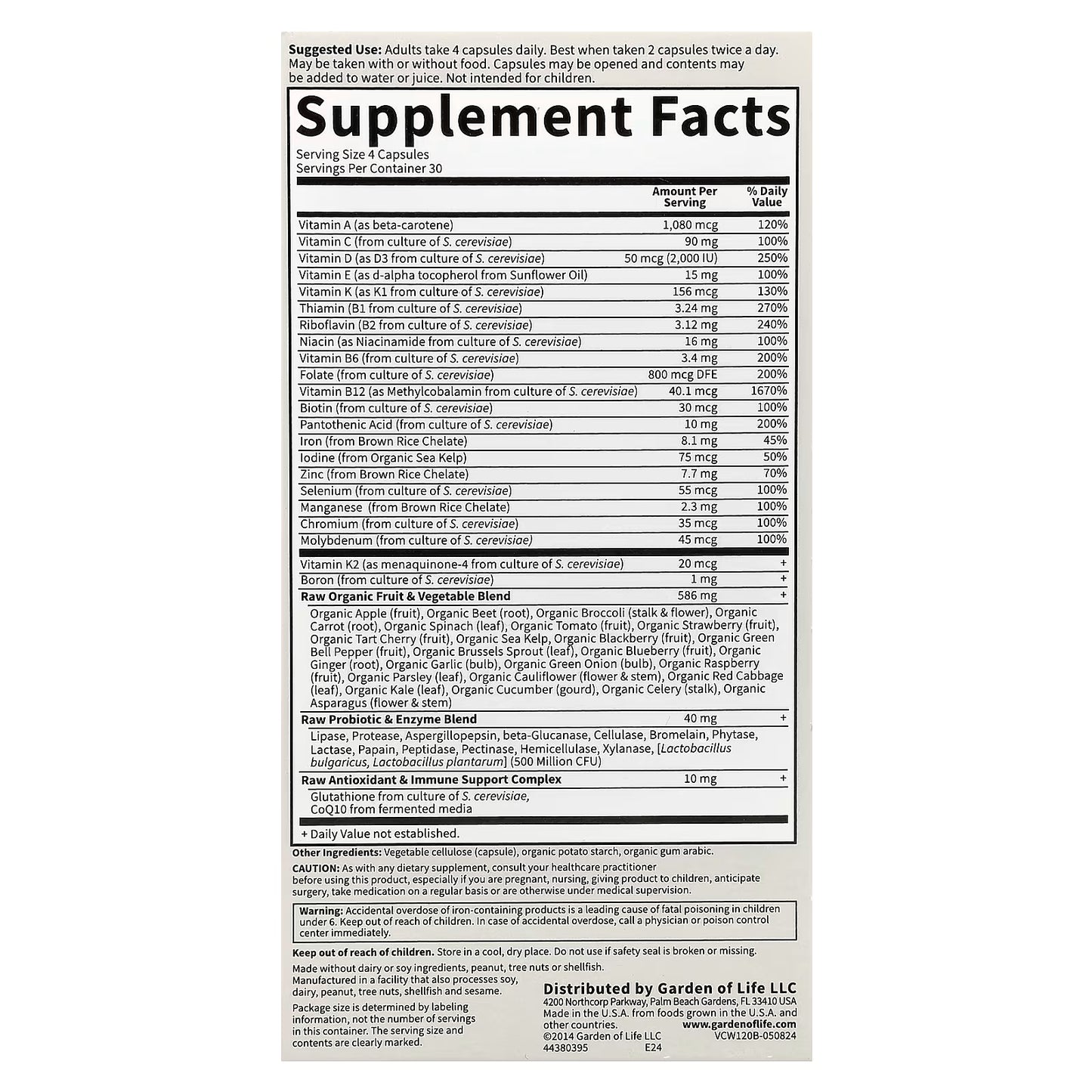 Vitamin Code Women - 120 vcaps