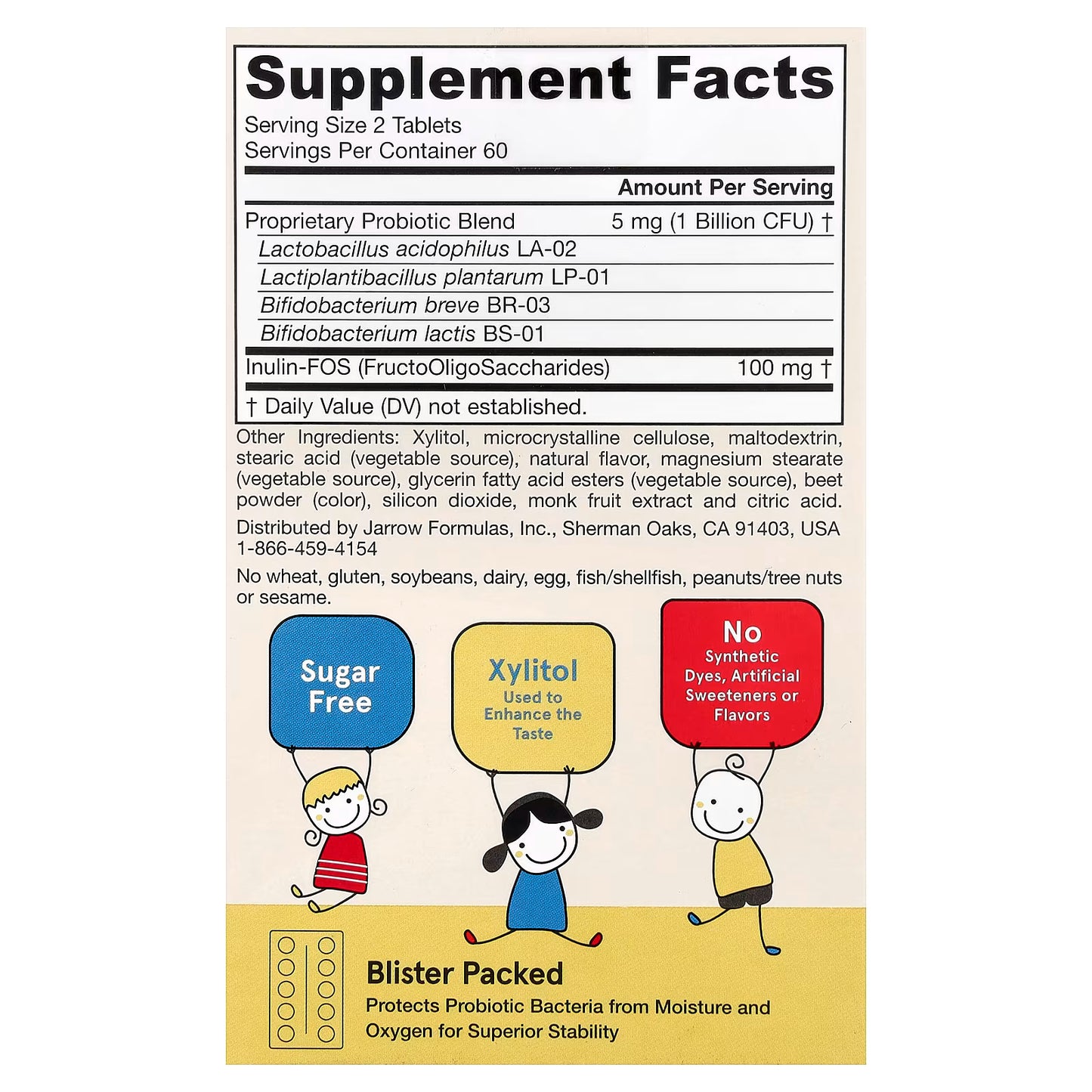 Yum-Yum Dophilus, 1 Billion CFU (Raspberry) - 120 chewable tabs